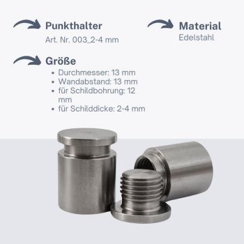 Schildhalterung  Edelstahl 003_ 2 mm